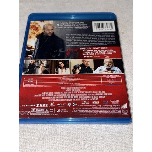 The Mechanic [Blu-ray] Blu-ray Jason Statham, Ben Foster, Donald Sutherland - Picture 8 of 8